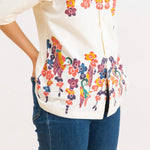 画像をギャラリービューアに読み込む, 沖縄ハーバービューホテル 白地霞枝垂桜cartoon文様紅型 シェアリング